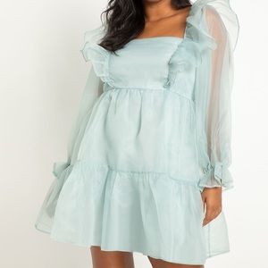 Organza mini dress
